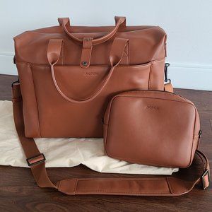 Monos Metro Duffel + Metro Folio Kit (classic) in Vegan Leather